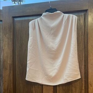 Amanda Uprichard NY Sleeveless Fabienne Top in Bone SZ S